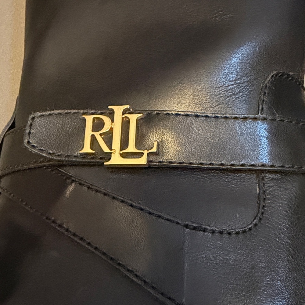 Ralph Lauren Women's Brittaney Leather Riding Boots - Picture 6 of 13